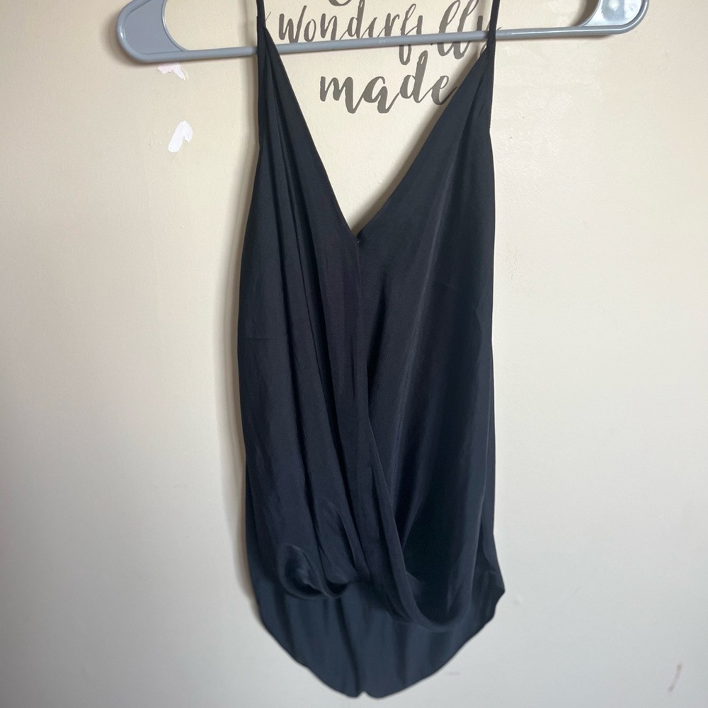 Naked Zebra Button Flowy Tank